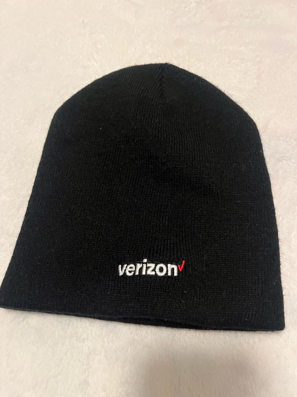 Verizon Black Beanie Hat - Branded Knit Cap unisex